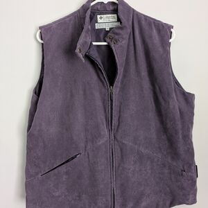 Columbia Lavender Suede Vest
